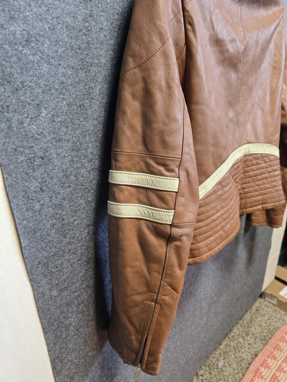 Vintage Leather Moto Jacket Small - Picture 5 of 13